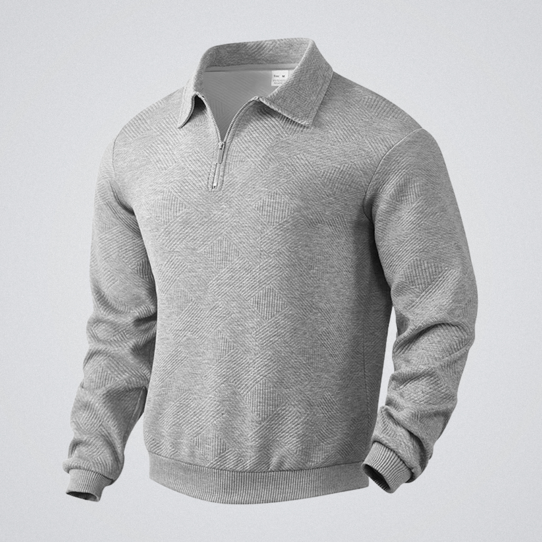 Bernard | Polo zippé décontracté – élégance et confort au quotidien