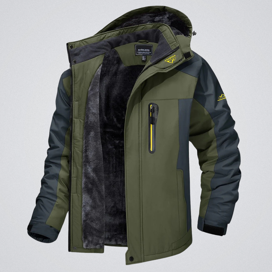 Adrien | Veste imperméable Outdoor – chaleur, protection et élégance robuste