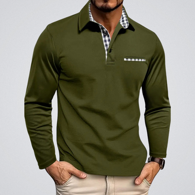 André | Polo à manches longues