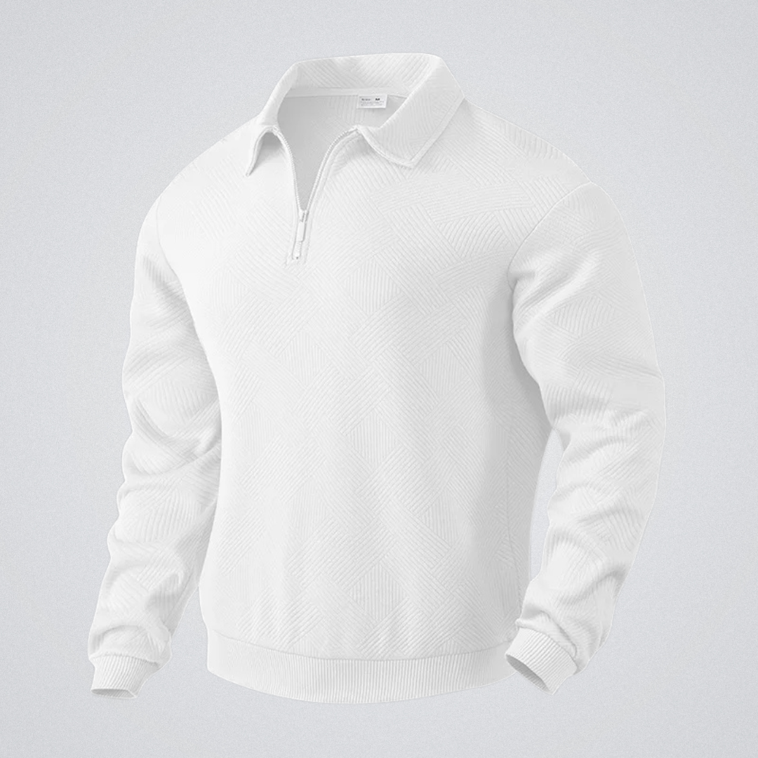 Bernard | Polo zippé décontracté – élégance et confort au quotidien
