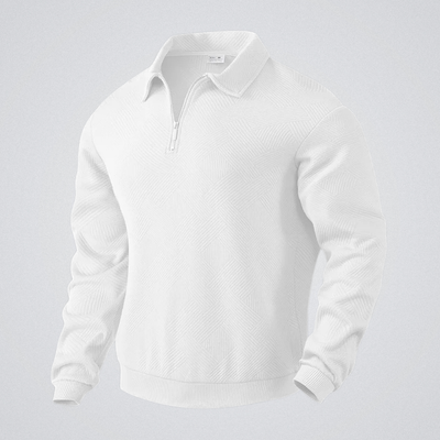 Bernard | Polo zippé décontracté – élégance et confort au quotidien