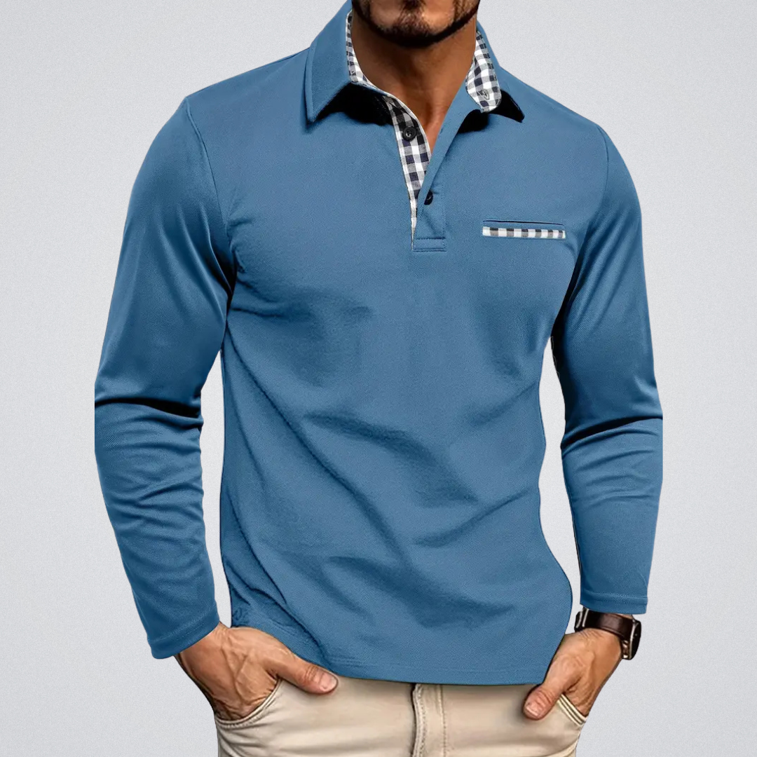 André | Polo à manches longues