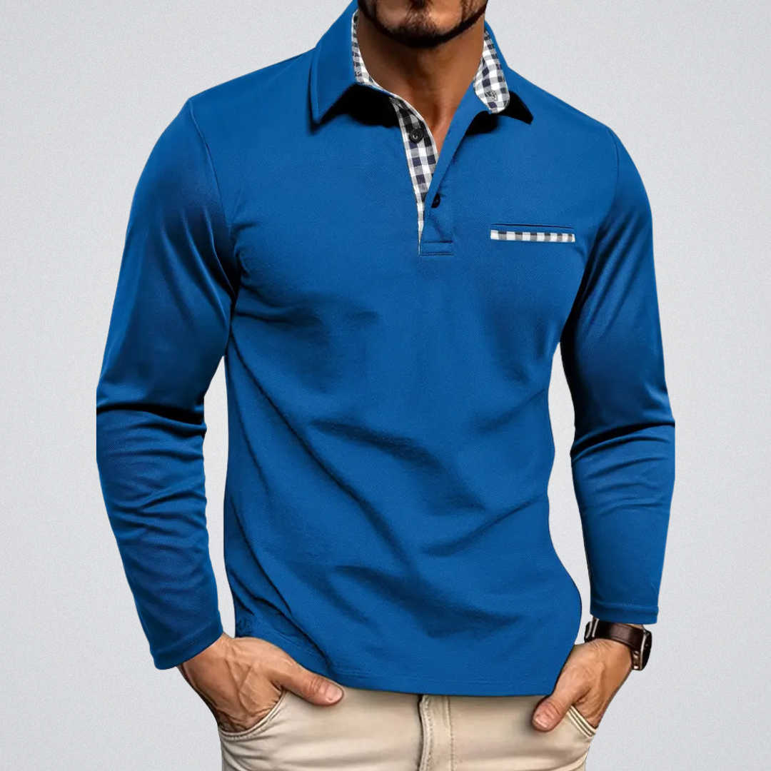 André | Polo à manches longues
