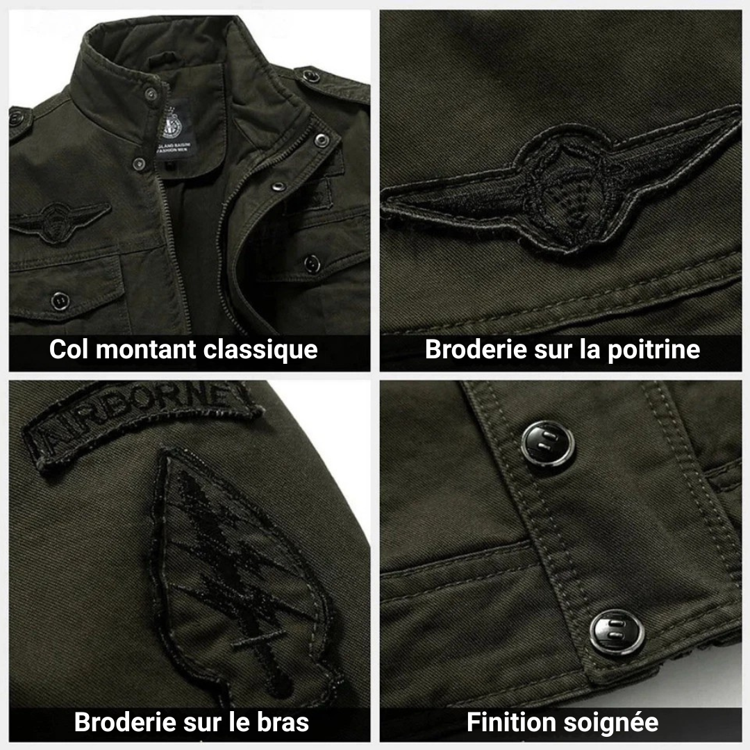 Atelier Noëlle™ | VESTE MILITAIRE STRUCTURÉE