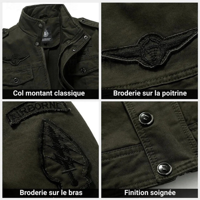 Atelier Noëlle™ | VESTE MILITAIRE STRUCTURÉE