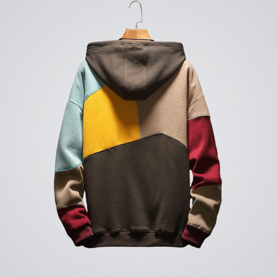 Brayde | Hoodie Patchwork – confort et caractère au quotidien