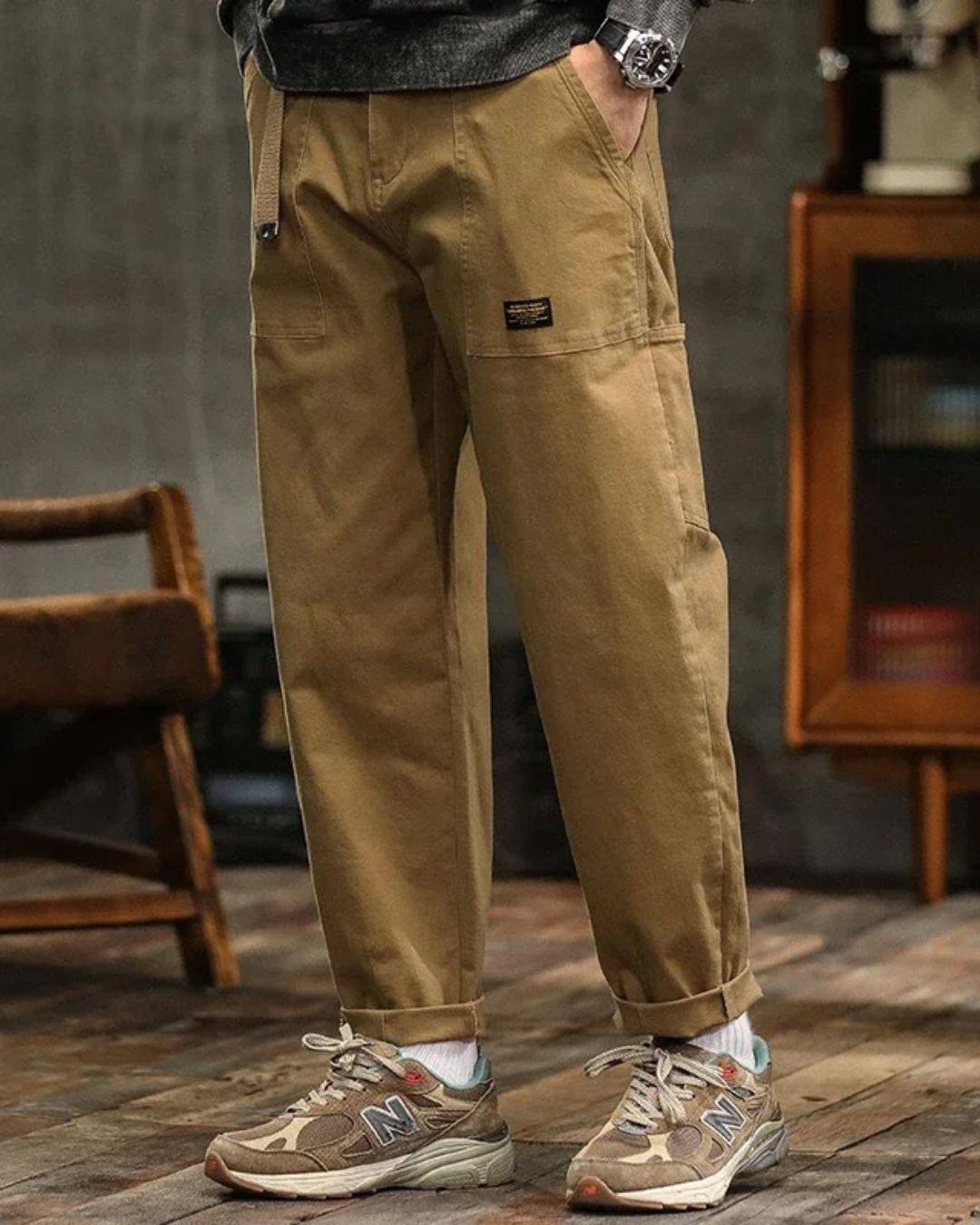ROSSI ROMA | PANTALONI CARGO CLASSICI